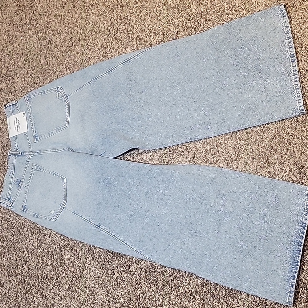 rag & bone The Serena High-Rise Splice Wide Leg Cotton 29 30 New - Picture 5 of 16